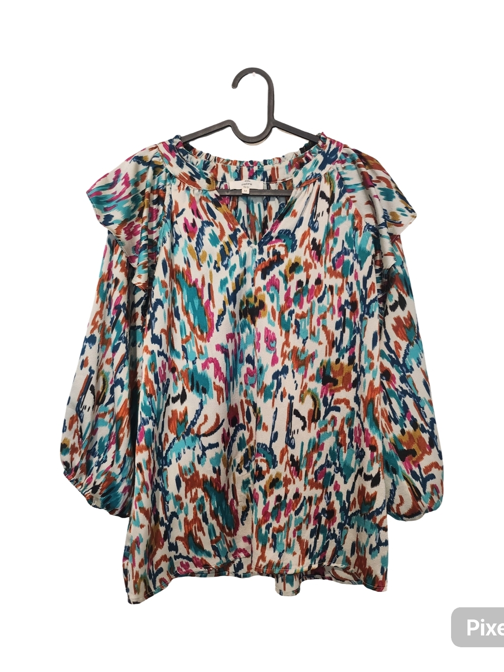 entro Multi-Color Abstract Print Blouse